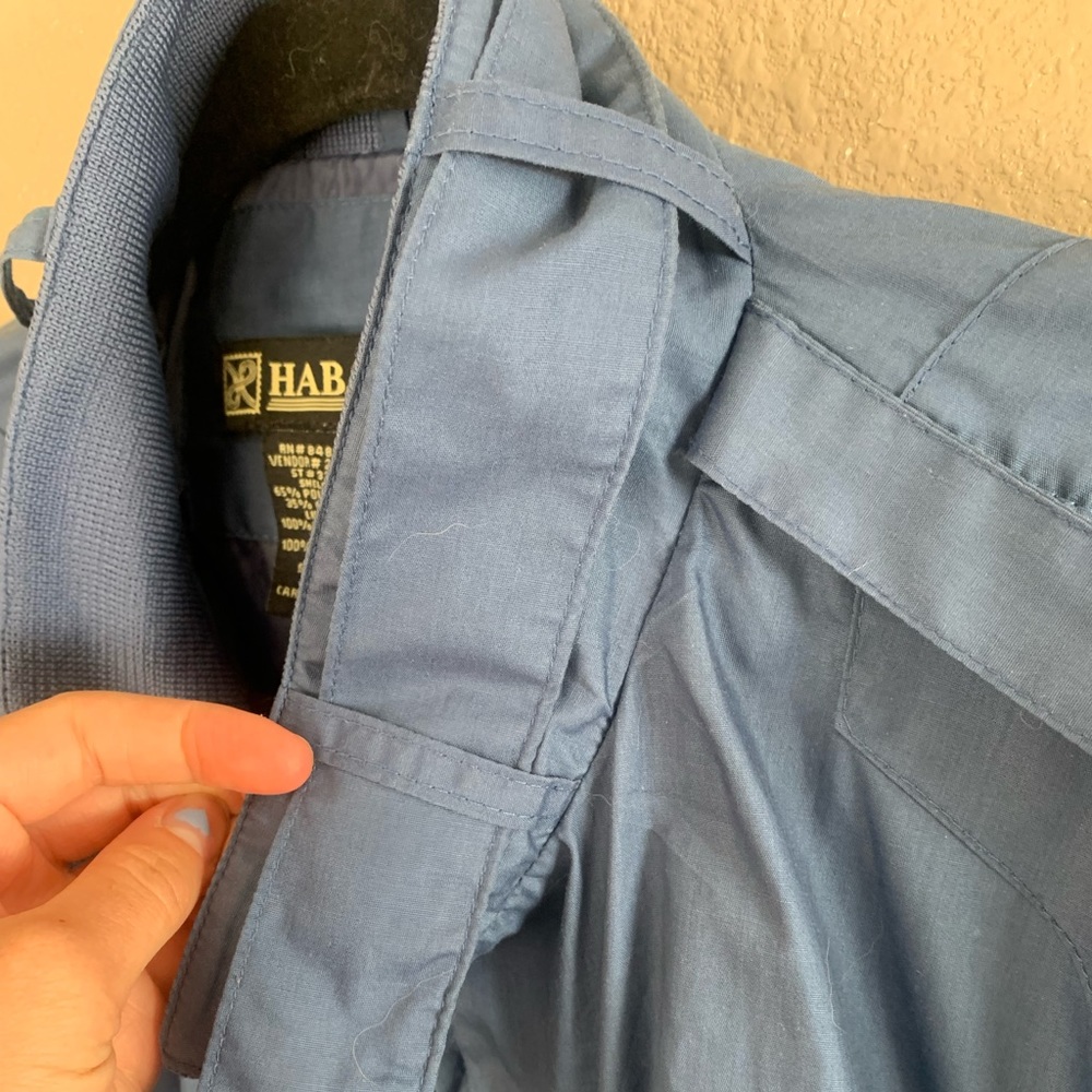 Oversized blue collared jacket - Picture 6 of 7